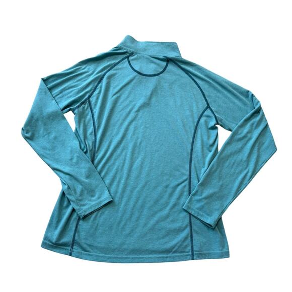 ORVIS Lightweight pullover 1/4 zip,  size women's Medium, Teal/Green - Picture 2 of 8